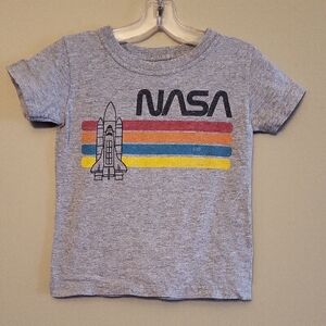 NASA grey short sleeve tee shirt